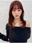 レイヤー/ネビージュ/韓国ヘア/イメチェン/縮毛矯正/中野/