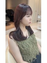 シックスバイギンザロンド 名古屋(six by ginza Lond)&nbsp;ワインレッド　盛れる顔周り