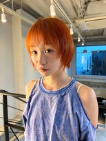 ヌープヘアーアイス(NUUP.hair ici)&nbsp;20代30代◎ブリーチなし秋色カシスピンク！透明感ミディ