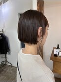 髪質改善ショコラカラー＆マロンBOB