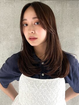 ラフ フロム ガーデン(Laf from GARDEN) ミディアム/レイヤーカット/顔周りカット/透明感カラー