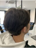 パーマ風×フェザーカット