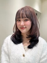 ビューギンザ(VIEW GINZA)&nbsp;前髪ローライト×裾カラーで垢抜けハイトーン♪