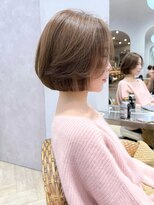 ティエラ 原宿 表参道(Tierra)&nbsp;【原宿表参道 王道ベージュブラウンと毛流れのある質感ボブ】