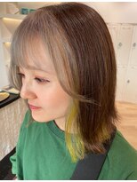 ブラウン(Brown)&nbsp;フェイスフレーミングカラー
