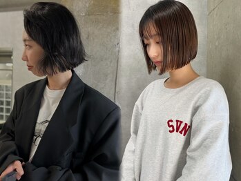 ロエム(Loem)の写真/扱いやすいスタイルに♪[レイヤーカット /顔周り/ボブ/韓国/酸性ストレート /前髪カット /縮毛矯正]