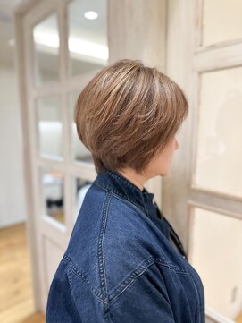 シーループユナイテッドアトリエ(C-LOOP UNITED ATELIER) 似合わせ白髪ぼかしカラー/ハイライト/40代50代60代