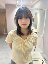ナンバー 博多(Number) 透明感カラー×ミディアムレイヤー【オオハラ】
