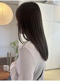 オリーブグレージュ/透明感カラー/髪質改善
