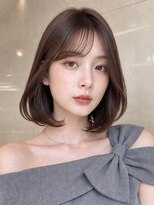 ジーナ 渋谷駅前(Zina)&nbsp;髪質改善*グレージュワンホン大人レイヤー*韓国【Zina渋谷】