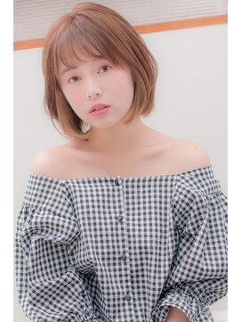 オアグッド(or good) フレンチボブ似合わせカットインナーハイライト