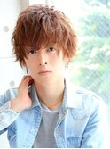 王道ショートレイヤーマッシュ  ソフトツーブロック