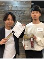 パース(PARS) 社内のカットコンテストでバリカン頂きました笑