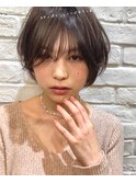 【fika】大人シースルショート【インナーカラー恵比寿髪質改善】