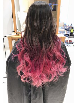 デイズ(days) 夏におすすめ☆毛先ピンクカラー　【DAYS 原宿】