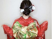 着付け ヘアセットも承っております◎