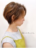 【鳥居】丸みショート