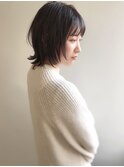 モカグレージュのぷちウルフボブ【el CERCA高田馬場】