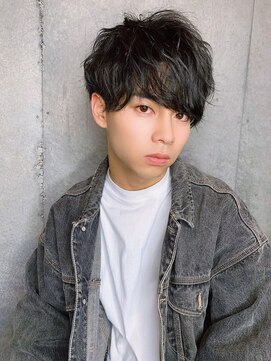 クーエフー(coo et fuu) ツーブロック×ニュアンスパーマ×王道前下がりマッシュ