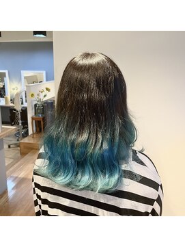 ブレス ヘアー リーベ(Bless HAIR Liebe) 20代30代ダブルカラーブリーチ立体感グラデーション透明感