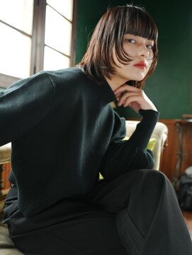 アーツ 茅ヶ崎(arts) 前髪/マチルダボブ/ピンクベージュ/インナーグレージュ/ショート