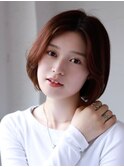 大人可愛い20代30代40代◎似合わせカットイメチェン流しバング