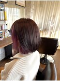 インナーカラーレッド