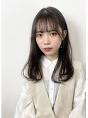 【COOKIE】大人暗髪カラー×シンプルローレイヤー/20代30代40代