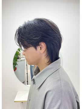 ワンズ リー 上大岡店(One's ly) コリアンウルフ_センターパートカルマパーマ