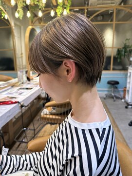 ロンドエニカ 大宮(Lond enika) 黒髪ボブルフネビージュ小顔ワンレンスペインカール大宮