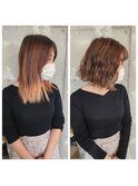 ボブパーマBefore/After◎RYUSEI