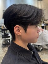 韓国マッシュフェザーパーマダウンパーマカルマパーマ