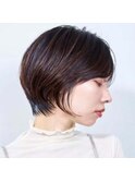 【美シルエット】グラデーションボブ×カカオブラウン