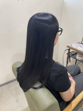 ニコ 四街道(nico) 綺麗なブラックカラーでツヤさら美しいロングヘアに◎