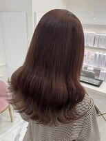 リルミー ミュエナ 大須 矢場町(Lilme myuena)&nbsp;ブリーチ有り無し馴染ませるブラウンピンク＊まゆ