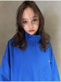 ホワイトグレージュ/デジタルパーマ/フェザーパーマ/梅田
