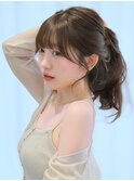 【F】色っぽかわいいニュアンスヘア小顔顔まわりカット