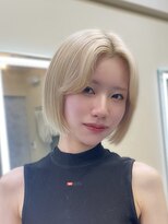 テン バイ アンブルリュクス 池袋(teN +by ambleluxe)&nbsp;ボブ/ブリーチ/切りっぱなしボブ