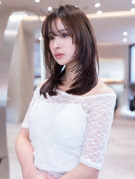 ハバナ 立川(HAVANA) ミディアムレイヤーカット×イルミナカラー×顔周りレイヤー