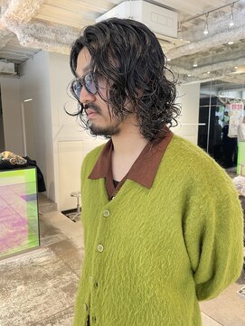 エニイ(ANY) 小顔/ココアベージュ/黒髪/オリーブグレー/【千葉／パーマ】