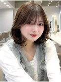 韓国ボブ/大人ボブ/レイヤーボブ/切りっぱなしボブ/くびれボブ