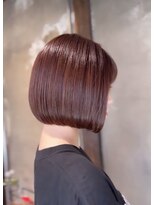 SESSION 艶ブラウン切りっぱなしボブ