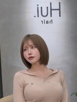 フイ 梅田(Hui.)&nbsp;ボブでも膨らまない美髪ストレート