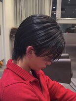 メンズヘアフェイス(Men's hair FACE。)&nbsp;センターパート/襟足あり/メンズカット