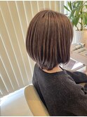 白髪ぼかしハイライト　グレージュカラー