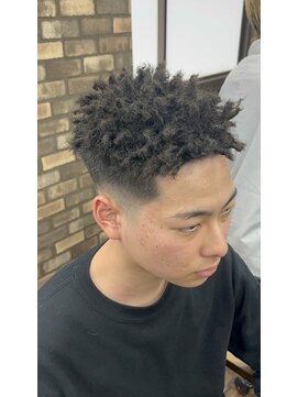 メゾンフォーメン トアロード(Maison for men TorRoad) スパイキーアフロ【メンズパーマ/メンズメッシュ/メッシュパーマ