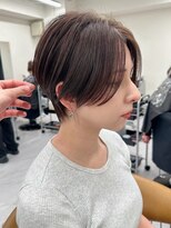 ゴカン バイ ジル ブラン 名古屋(Gokan by JIL BLAN)&nbsp;ハイライトバレイヤージュダブルカラーショートカット30代40代