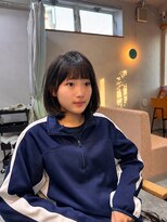 コロレ(COLORE) 中学生に人気の結べるボブ×オン眉
