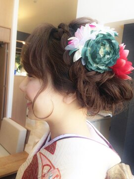 シアン(cyan) 【cyan】和装ヘアセット2