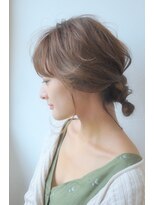 ヘアーサロン サボイア ウィズ ドッグ(SAVOIA with DOG)&nbsp;編み込みお団子アレンジ【 ヴィーガン×オーガニック× SDGs】